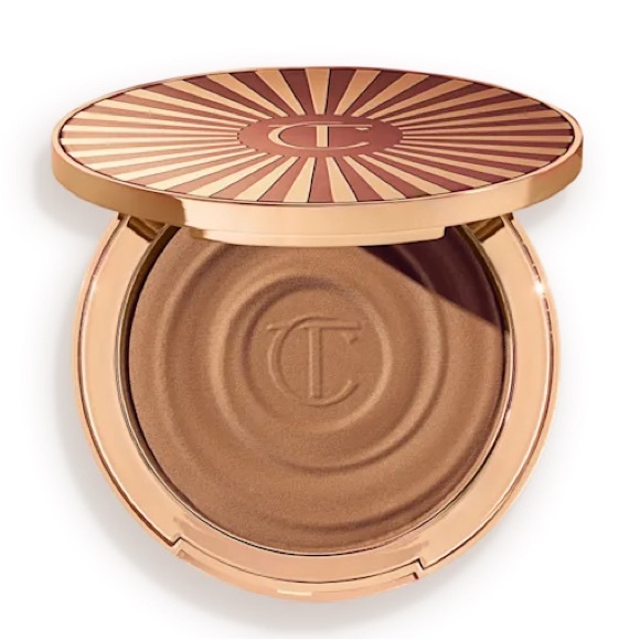 Charlotte Tilbury Fair Beautiful Skin Sun-Kissed Glow Cream Bronzer-sweatproof